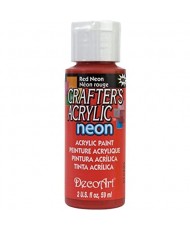Crafter’s Acrylic® Red Neon Neons 2-oz.