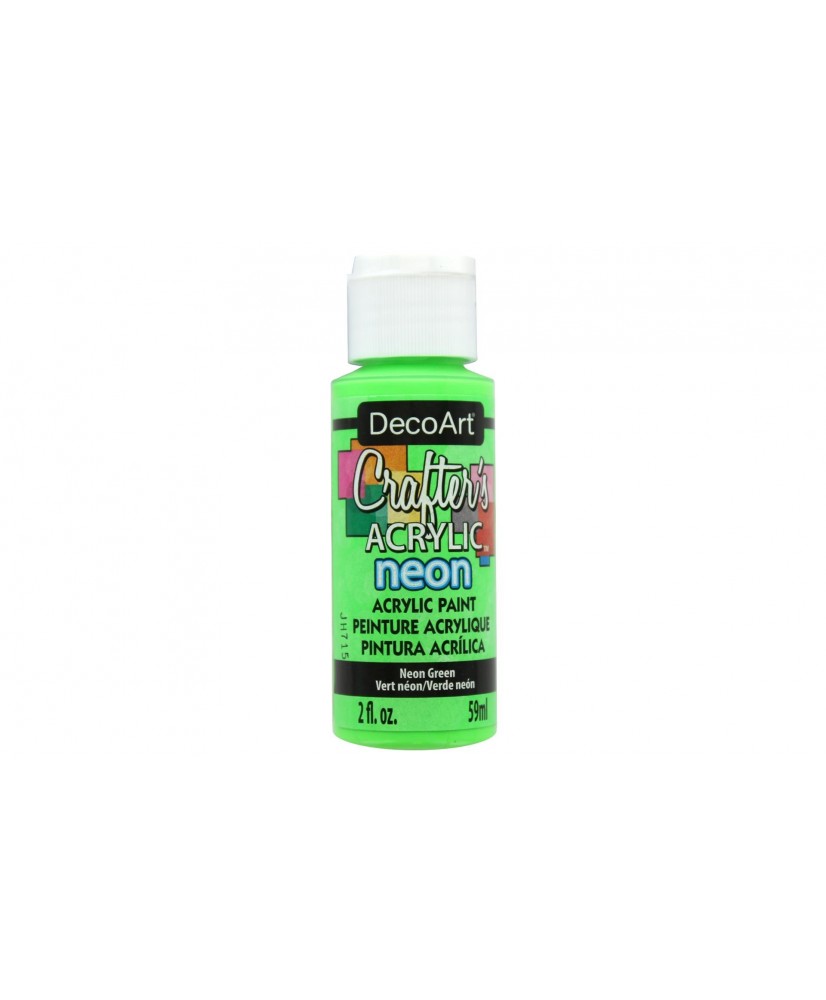 Crafter’s Acrylic® Green Neon Neons 2-oz.