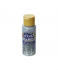 Gloss Enamel Metallic Shimmering Silver 2oz.