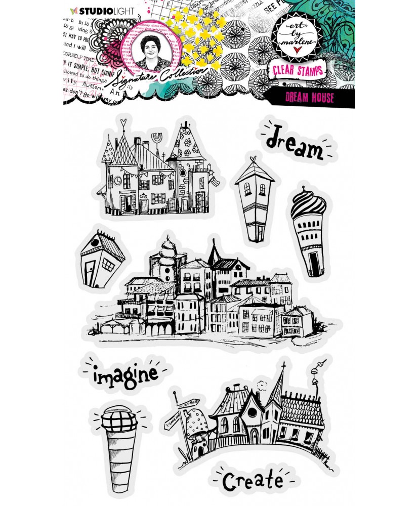 ABM Clear Stamp Dream House