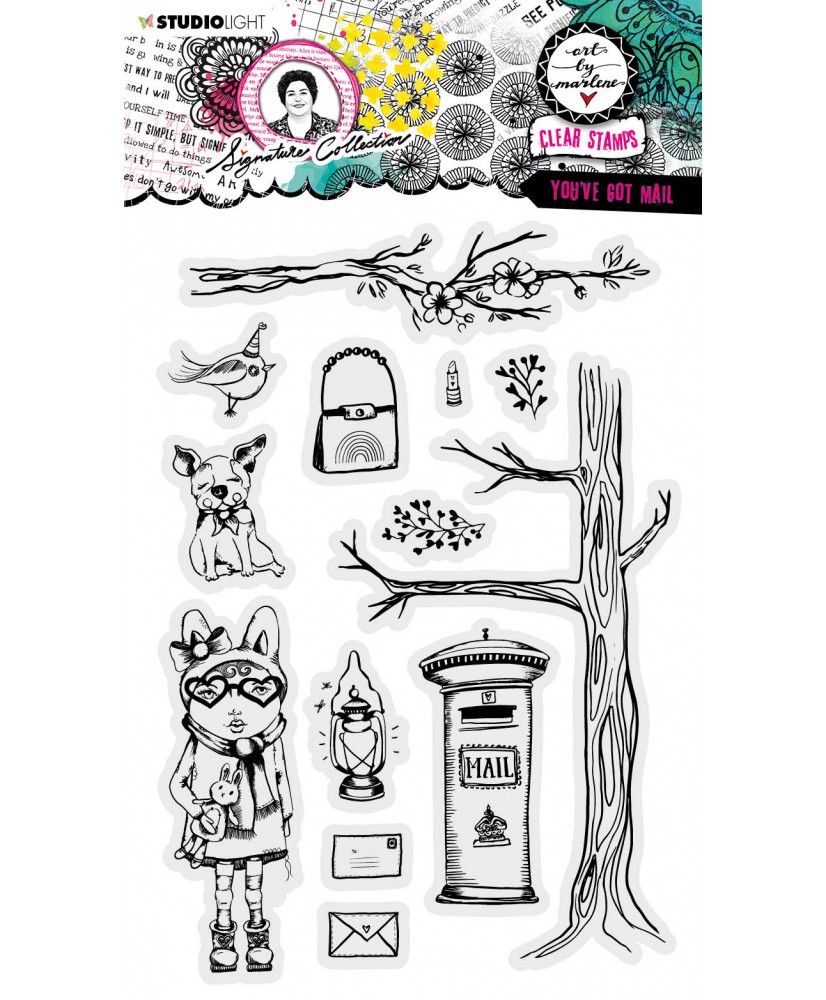 ABM Clear Stamp You've Got Mail 13Pc