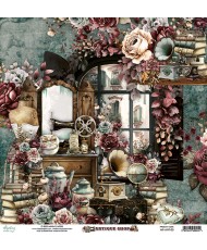 12 x 12 Paper Set - Antique Shop