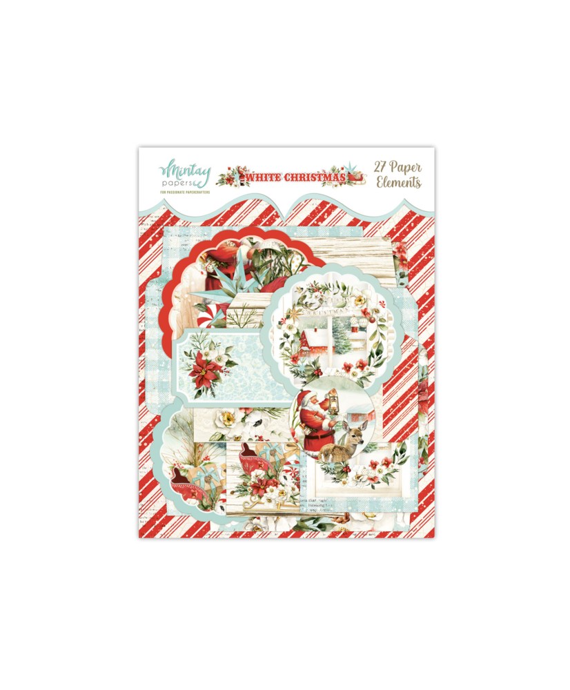 Paper Elements - White Christmas, 27 pcs