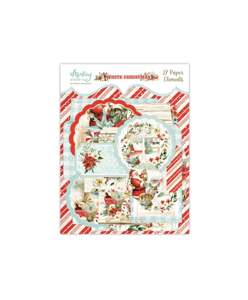 Paper Die-Cuts - White Christmas, 60 pcs