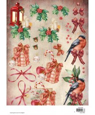 Paper Set 3D Cutting Sheets Magical Christmas 210x