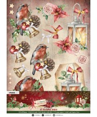 Paper Set 3D Cutting Sheets Magical Christmas 210x