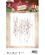 Clear Stamp Wood Background Magical Christmas