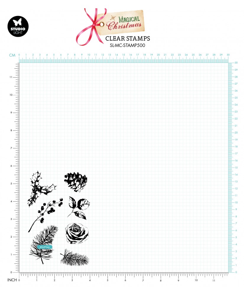 Clear Stamp Christmas Greenery Magical Christmas 9