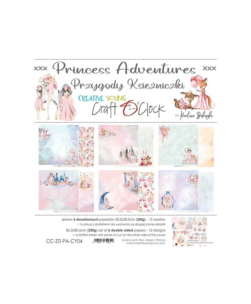 PRINCESS ADVENTURES - Paper Set 30,5x30,5cm