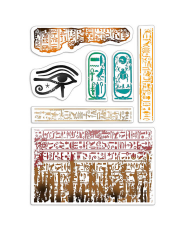 Clear Stamp Set 4″X6″ Walk Like An Egyptian