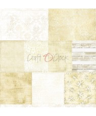 White-Beige Mood - A Set Of Papers 30,5x30,5cm