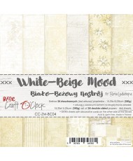 White-Beige Mood - A Set Of Papers 15,25x15,25cm