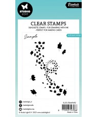 Clear Stamp Autumn Wind 62x93x3mm 4 PC
