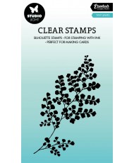 Clear Stamp Tiny Leaves 62X93mm