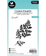 Clear Stamp Tiny Leaves 62X93mm