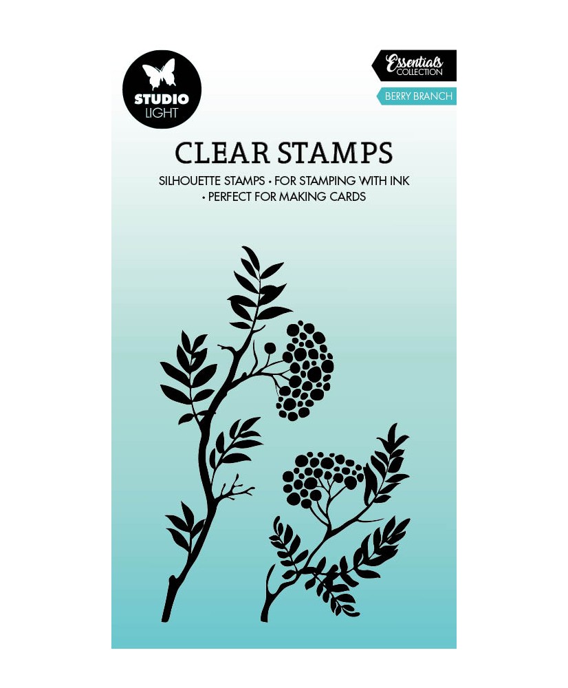 Clear Stamp Berry Branch 62x93 2 PC