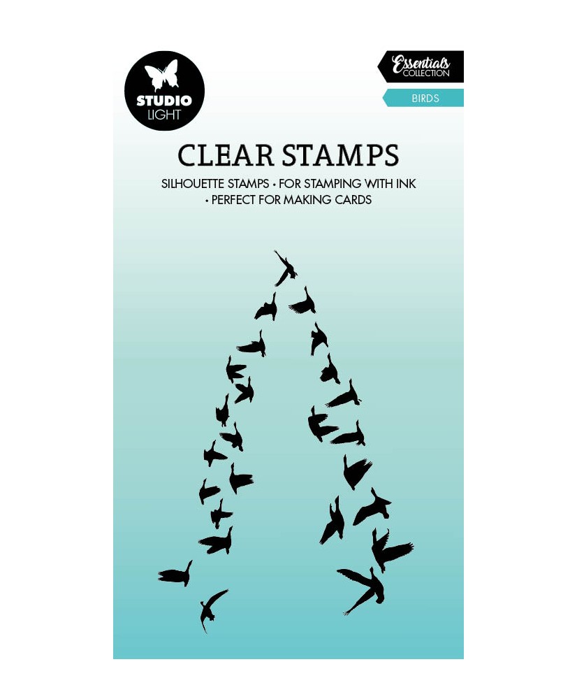 Clear Stamp Birds 62x93x3mm