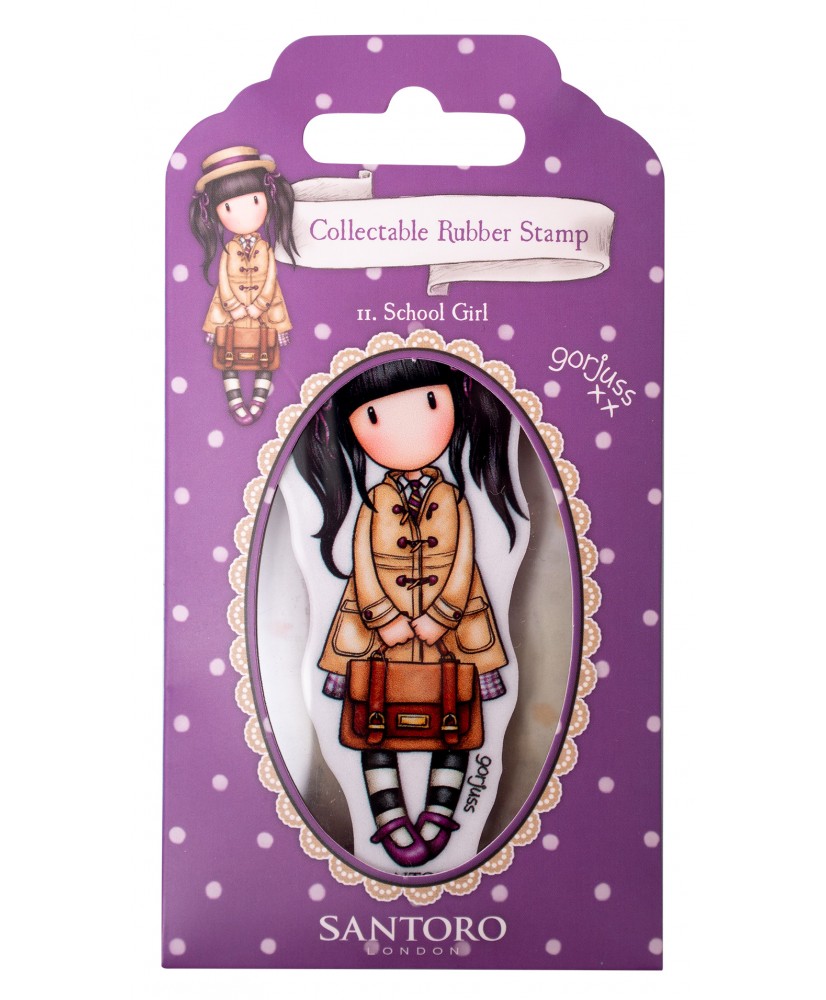 Cling Stamp School Girl- B 90x55