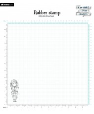 Cling Stamp School Girl- B 90x55