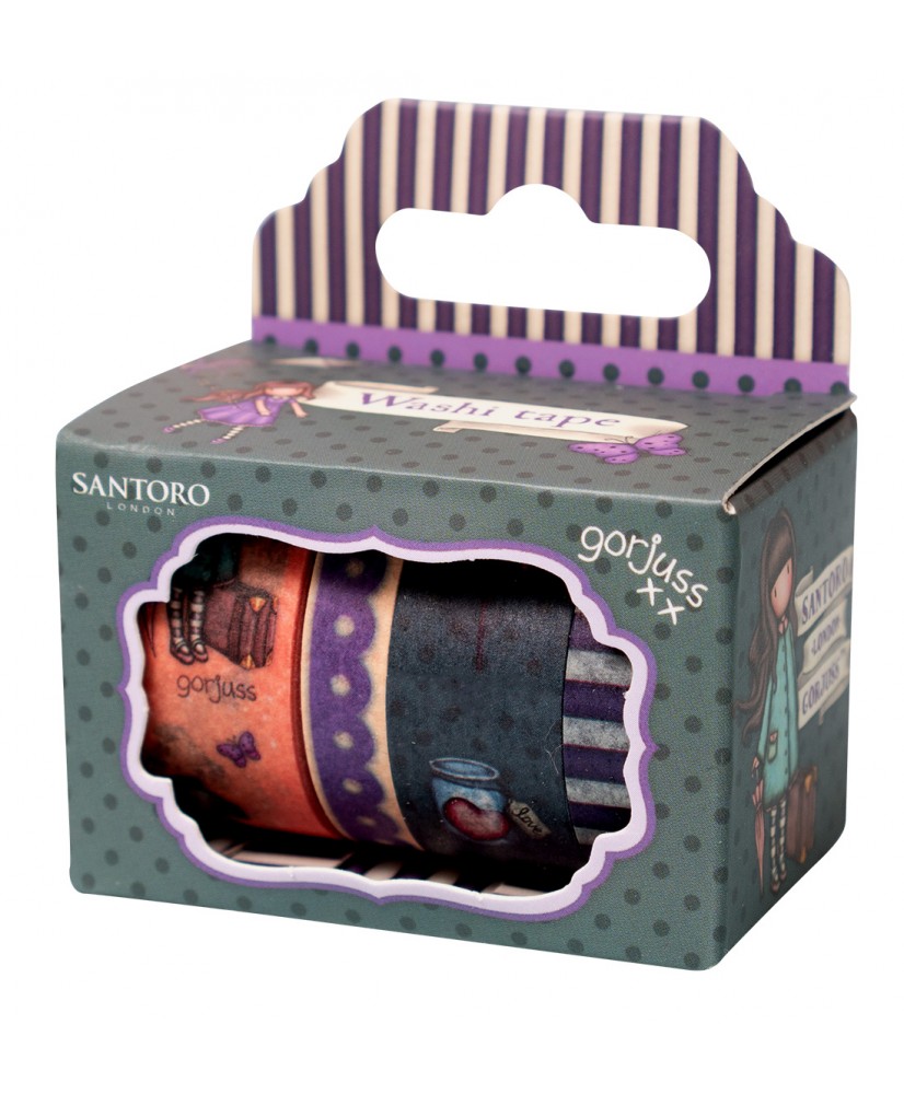 Santoro Gorjuss Washi Tape School Girl & Thousand Stories