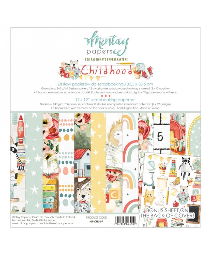 Childhood – 12 x 12 Paper Pad