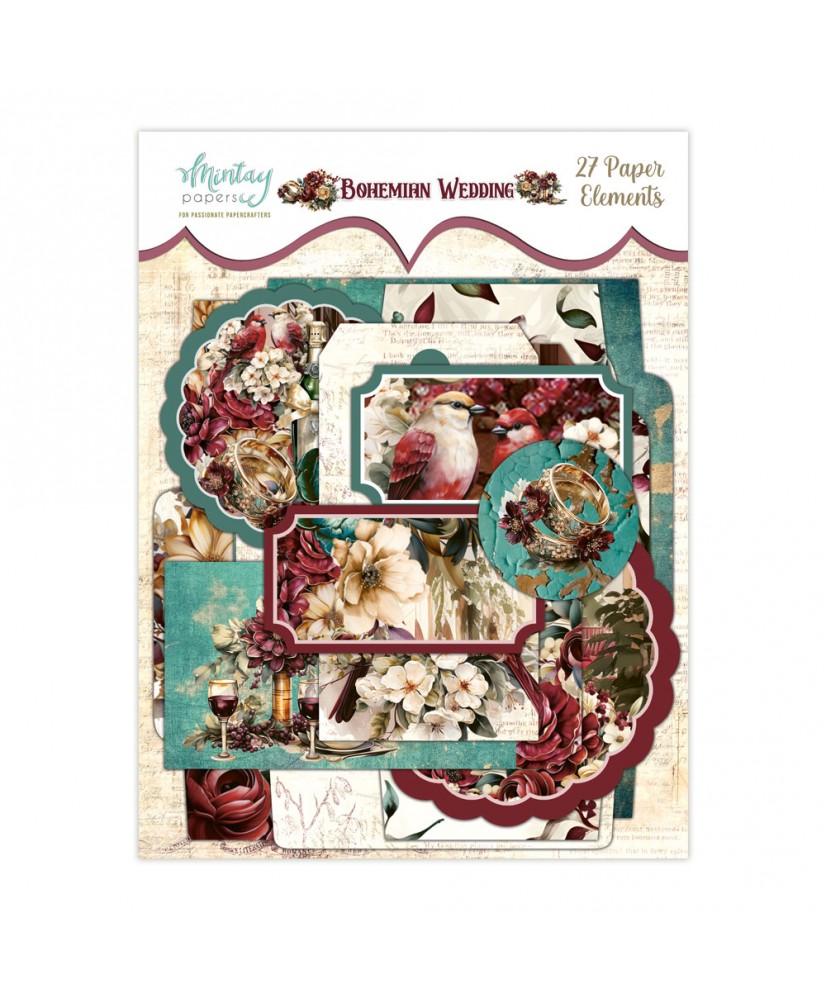 Paper Elements - Bohemian Wedding, 27 pcs