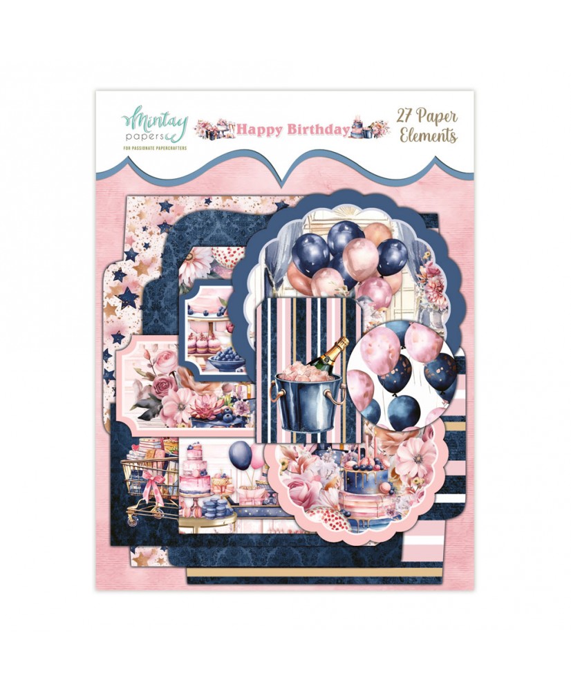 Paper Elements - Happy Birthday, 27 pcs