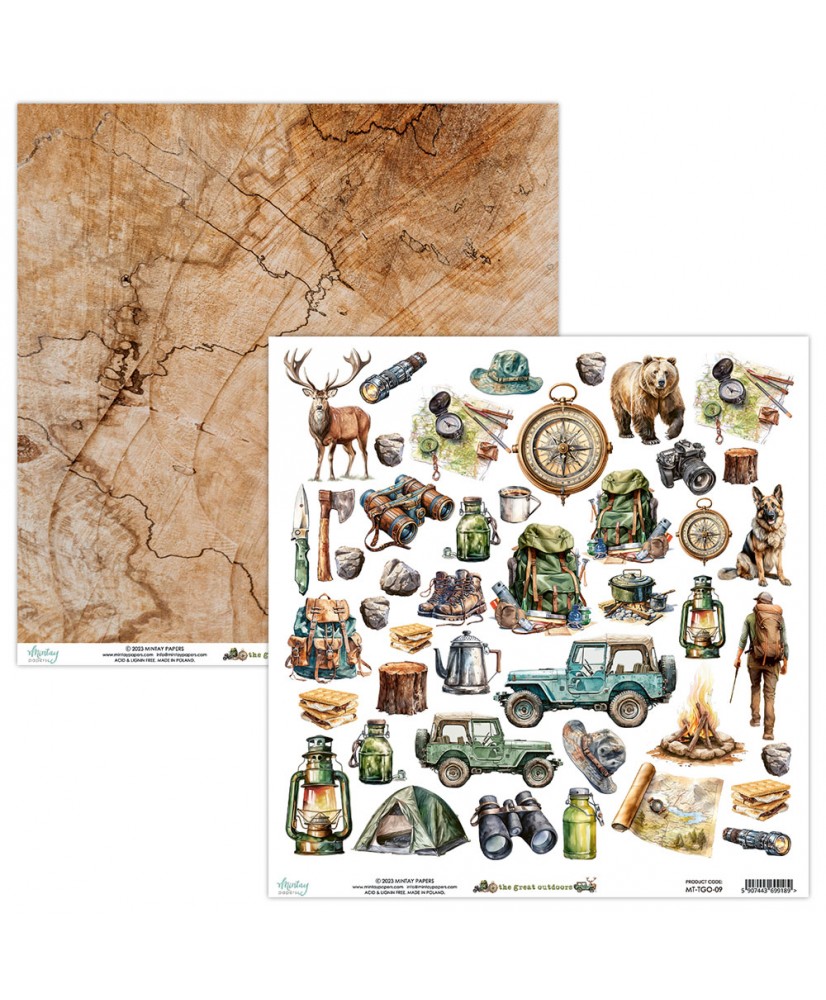 The Great Outdoor - 12 x 12 Elements Paper