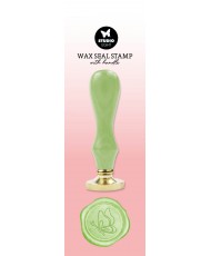 SL Wax Stamp with handle Green butterfly Essentials Tools