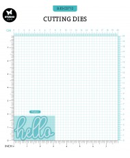 Cutting Die Hello 105x100 2PC