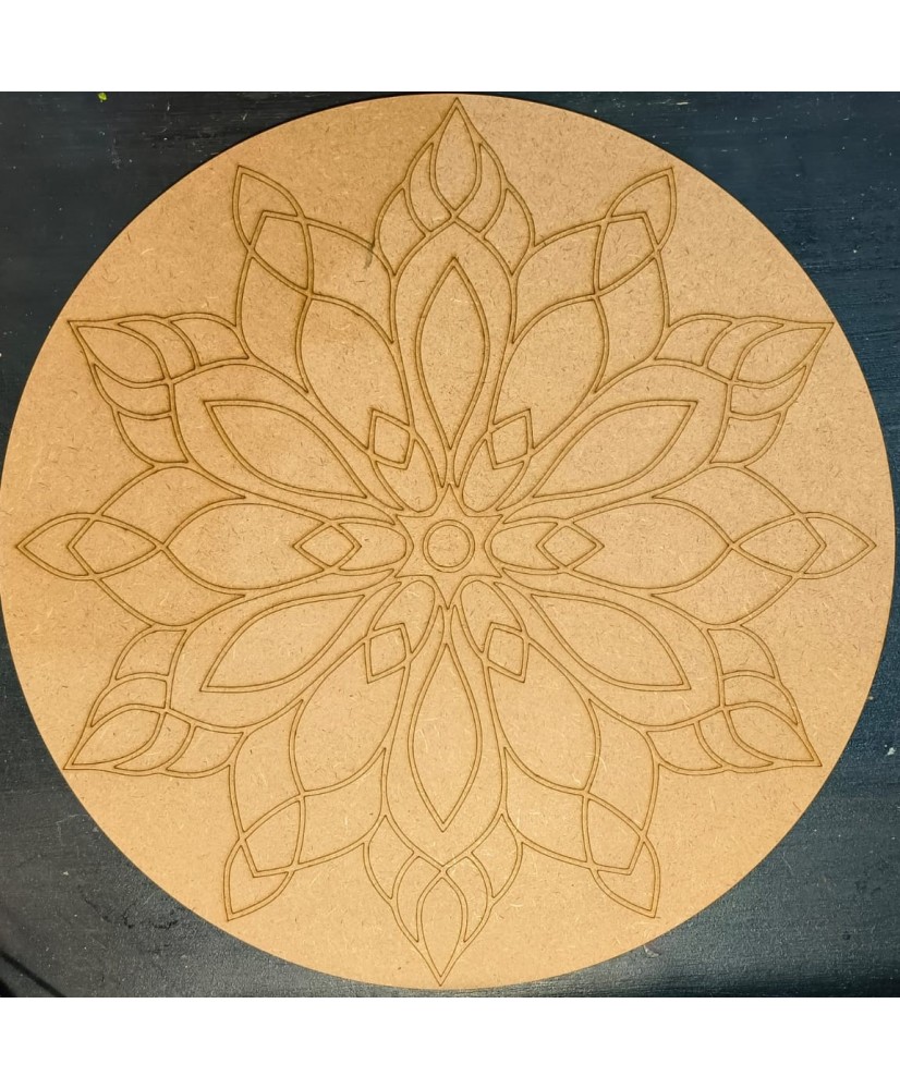 Mandala Board - The Leaf - 40cm Round