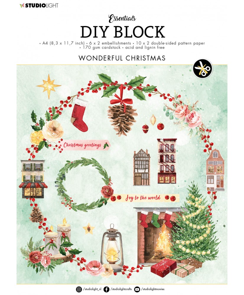 DIY Block Christmas 294x210x9mm 32 SH