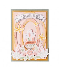 SL Die-Cut block Floral Pastel Frames