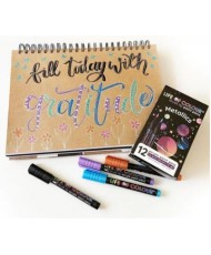 Metalic Brush Pens 12pcs