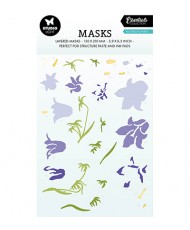 Masks Blue Bell Flowers 150x210x1mm 1 PC