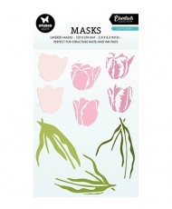 Masks Tulip Flowers 150x210x1mm 1 PC