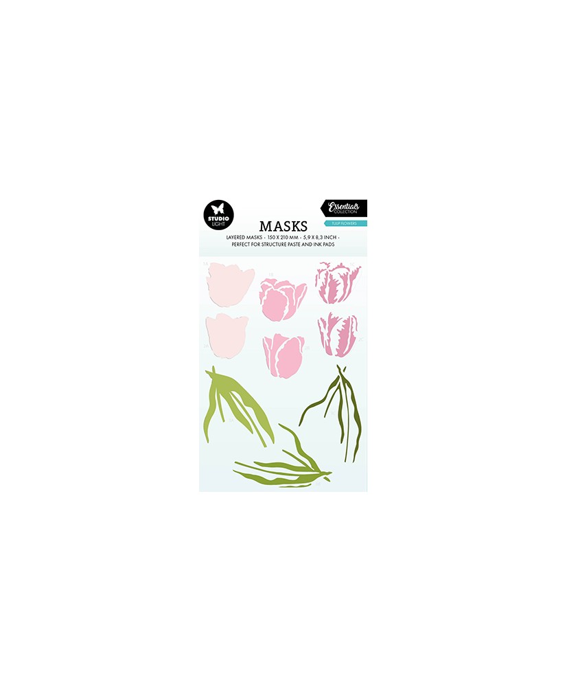 Masks Tulip Flowers 150x210x1mm 1 PC