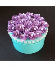 Quilling Roses White Small