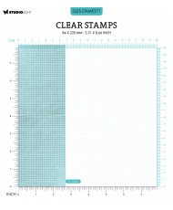 Clear Stamp Grid Background 68x204x3mm 1 PC