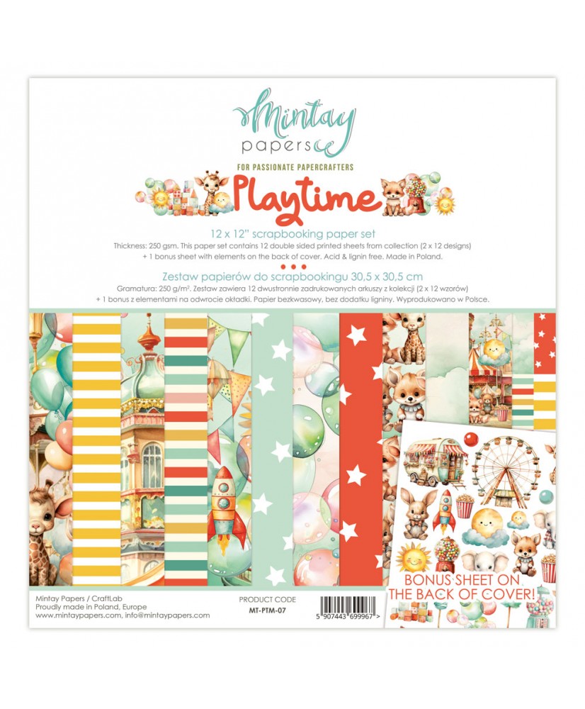 Playtime 12x12 Paper Set