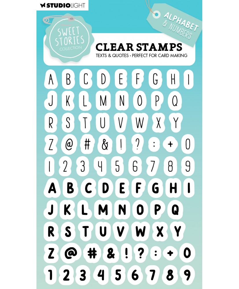 Clear Stamp Alphabet & Numbers