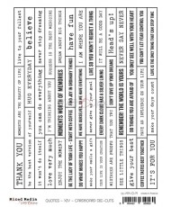 Quotes Cardboard Die Cuts -...