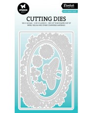 Cutting Die Daisy frame shape 14x10cm 9pc