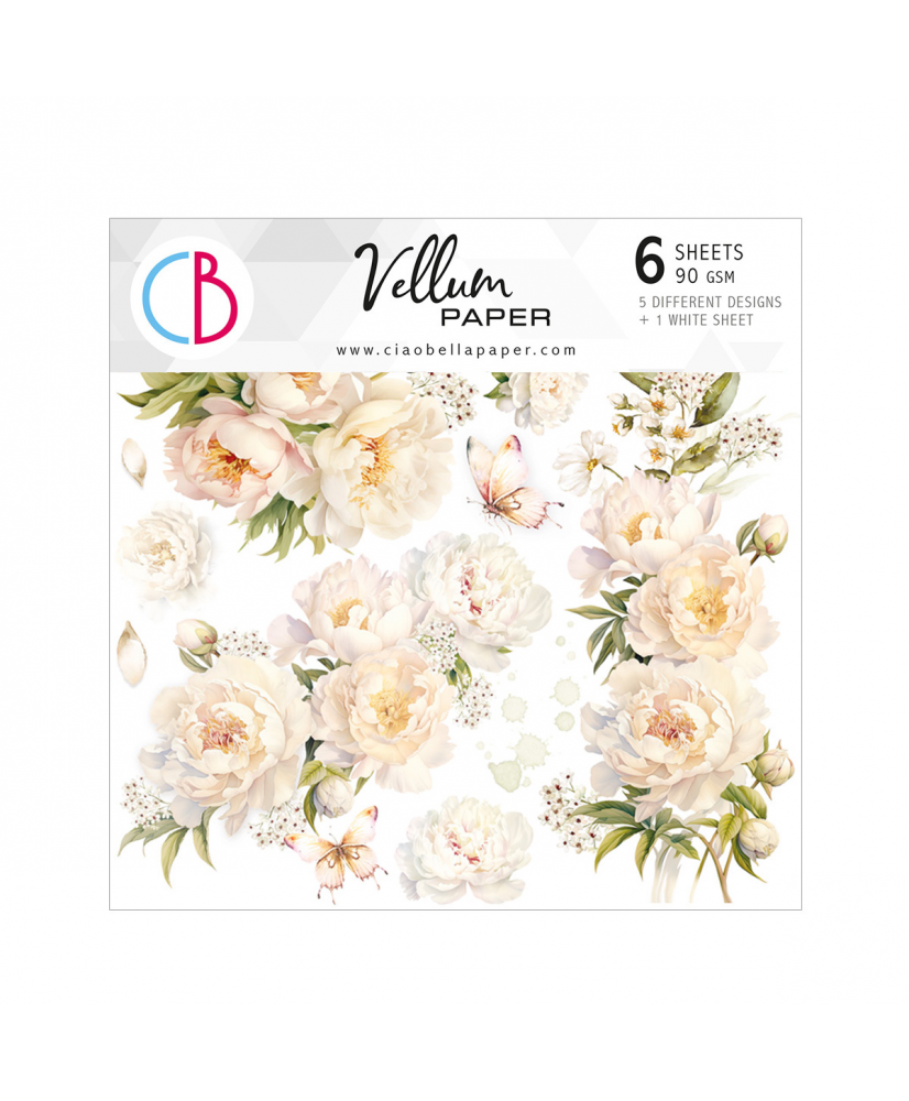 Vellum Always & Forever Fussy Cut 6x6 6/Pkg