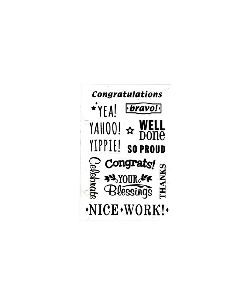 Congratulations Clear Stamp Set