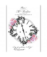 Transfer Me - Rose Clock (A4)