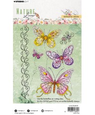 SL Clear Stamps Butterfly swirls Nature Lover