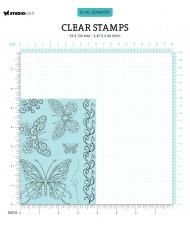 SL Clear Stamps Butterfly swirls Nature Lover