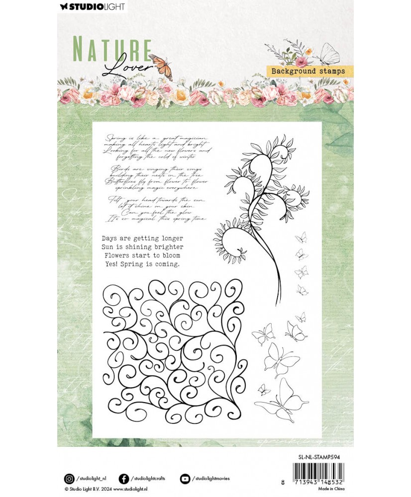 Nature Lover Clear Stamps Background stamps