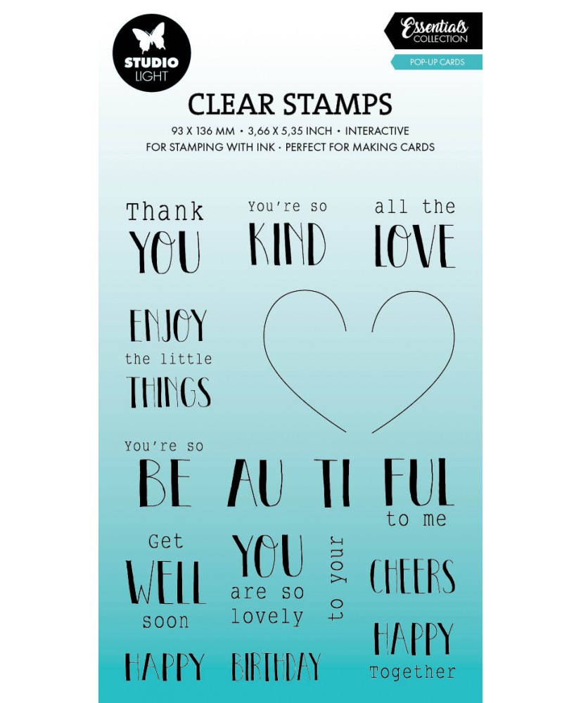 SL Clear stamp Pop-up cards Essentials